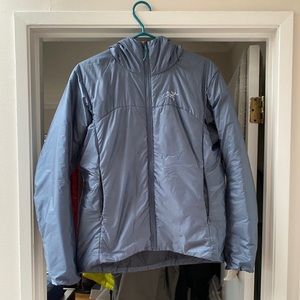 Metallic Grey Arc’teryx Nuclei FL Jacket